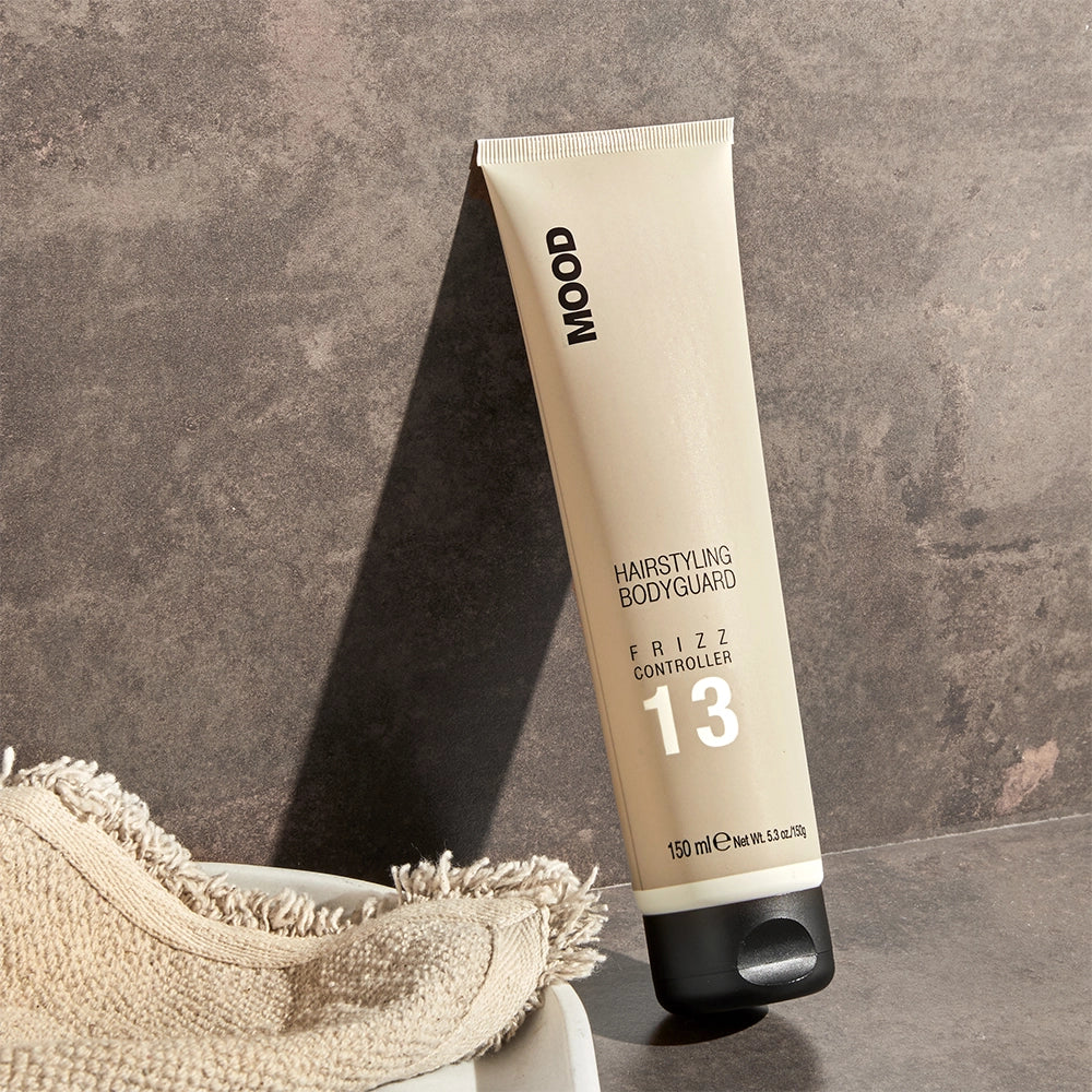 MOOD Hair Bodyguard 13 Frizz Controller 150ml - styled product photo
