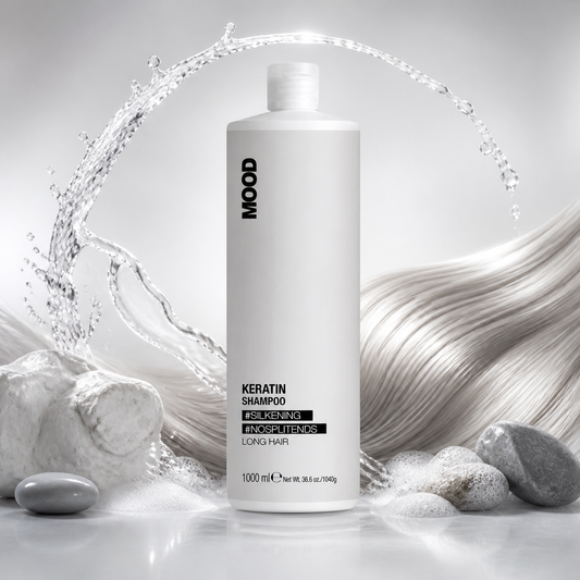 MOOD Keratin Shampoo 1L – product hero