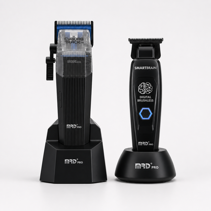 MRD Pro Cyborg Track Clipper and Smart Brain Trimmer fixed bundle in Black