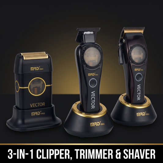 MRD Pro Vector Trio - 3-in-1 clipper, trimmer & shaver