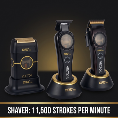 MRD Pro Vector Trio - shaver 11,500 strokes per minute