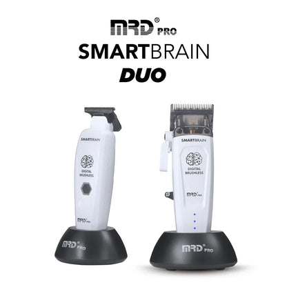 MRD Smart Brain Clipper & Trimmer Duo - White - MV hair and beauty
