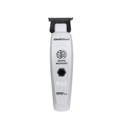 White MRD Smart Brain cordless trimmer front view