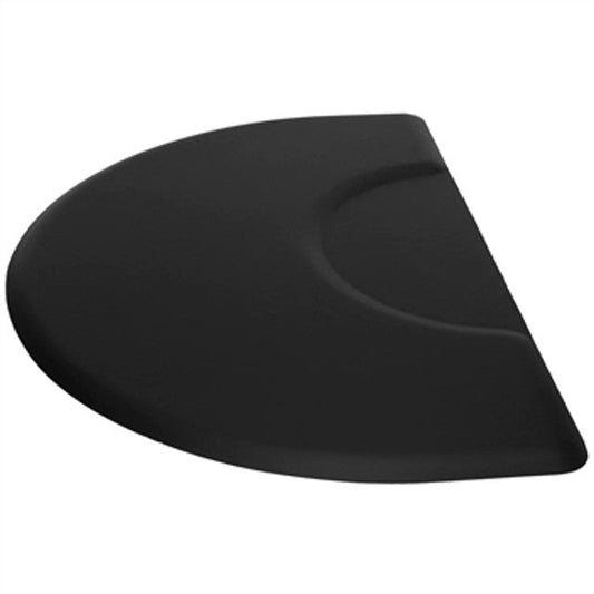 MV black barber floor mat measuring 150 × 90cm