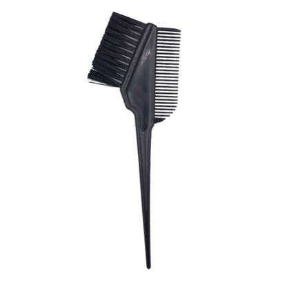 MV black tint brush with integrated comb and sectioning tail