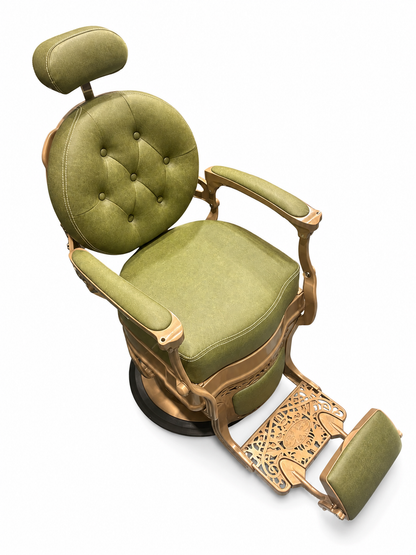 MV Duchess Sage - Vintage Barber Chair - MV hair and beauty