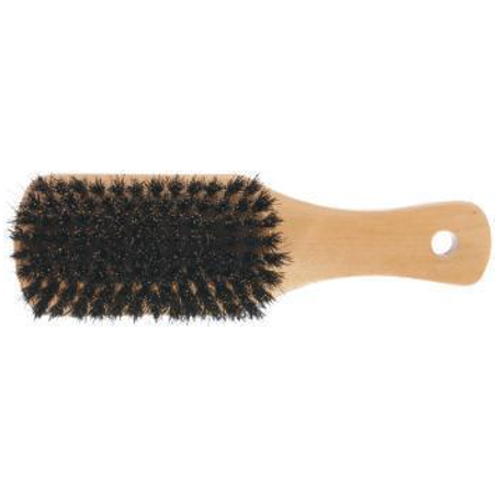 MV flat wood paddle brush with dark bristles
