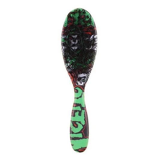 MV large beard brush in available green and purple colour options