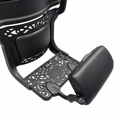 MV Regent Black - Premium Vintage Barber Chair - MV hair and beauty