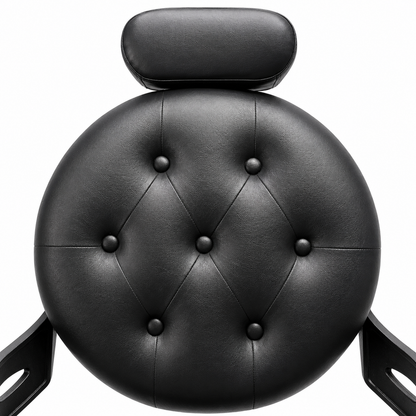 MV Regent Black - Premium Vintage Barber Chair - MV hair and beauty