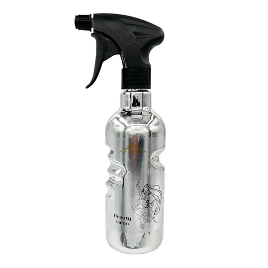 MV 300ml silver water spray bottle with trigger nozzle