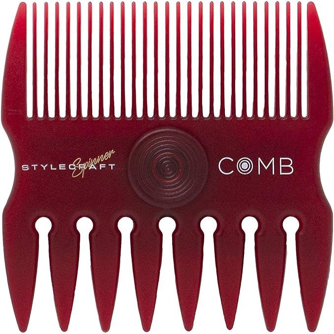 MV Spinner comb detail with separate fine and coarse tooth sections