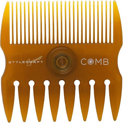 MV dual-ended Spinner comb for grooming hair, beards and moustaches