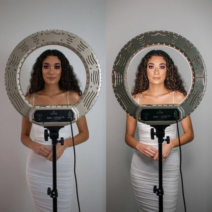 MV Studio Ring Light w/ Stand and Mirror - MV hair and beauty