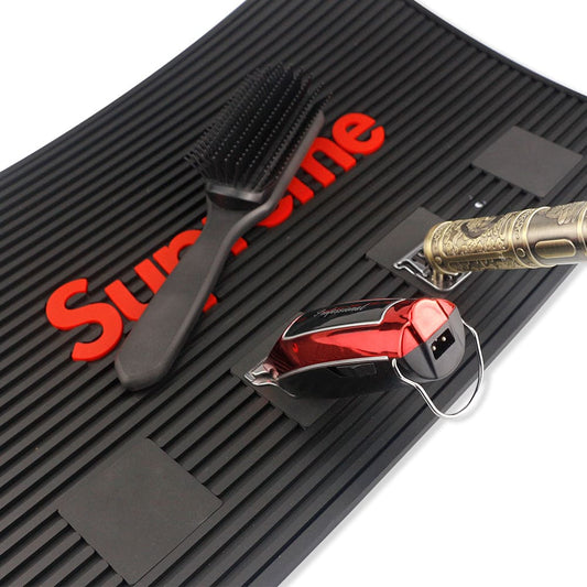MV Supreme magnetic barber tool mat with four magnetic points