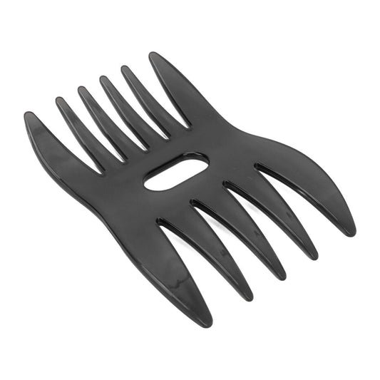 MV Vintage Oil black dual-sided styling comb with wide and fine teeth