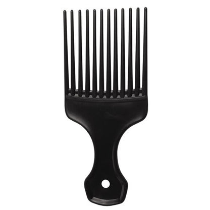 Black MV wide-tooth Afro pick comb