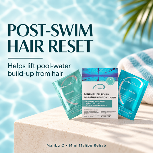 Malibu C Mini Malibu Rehab Swimmers Wellness – post swim reset