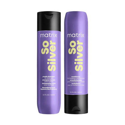 Matrix Total Results So Silver Duo Pack 300ml - MV hair and beauty