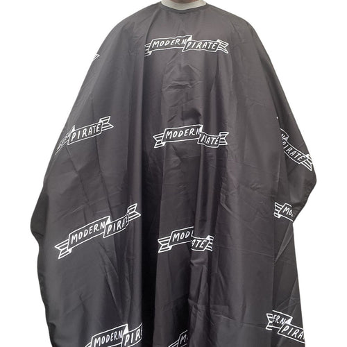 Modern Pirate Cutting Cape - Black - MV hair and beauty