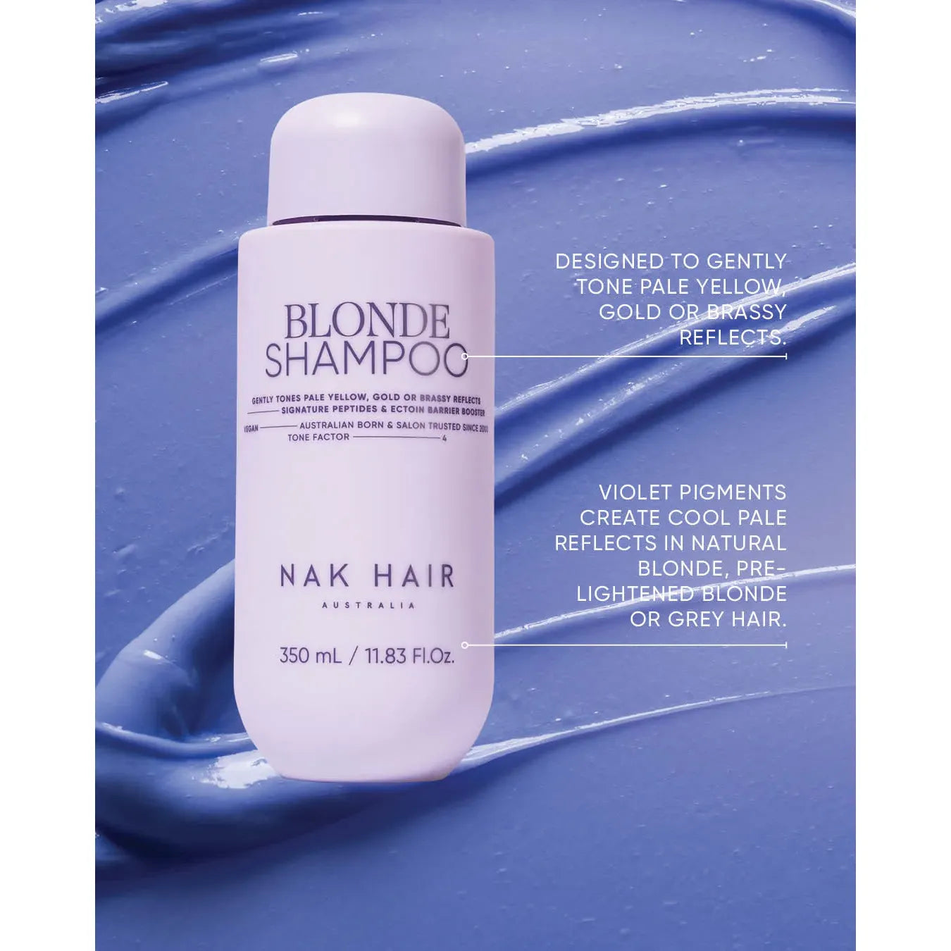 NAK Blonde Shampoo 1L - MV hair and beauty