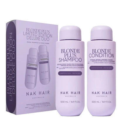 NAK Hair Limited Edition Blonde Plus Duo 500ml - MV hair and beauty