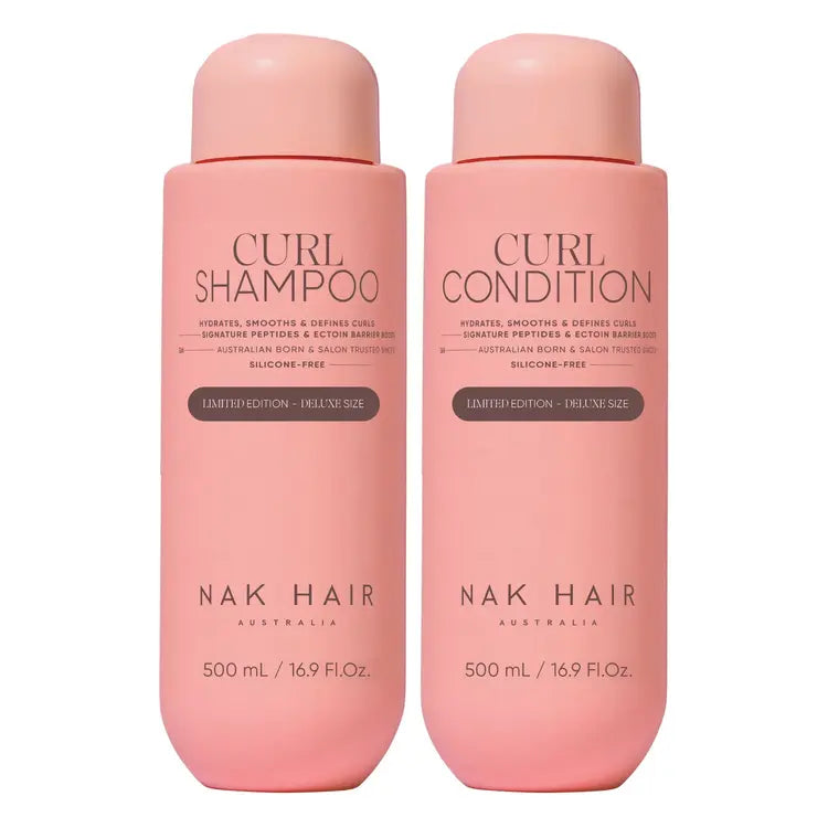NAK Hair Limited Edition Curl Duo 500ml - MV hair and beauty