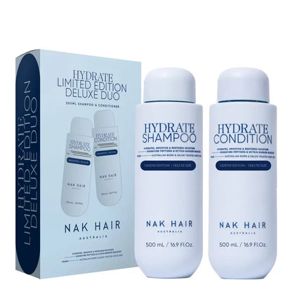 NAK Hair Limited Edition Hydrate Duo 500ml - MV hair and beauty