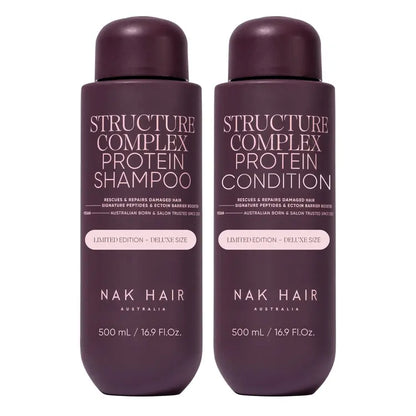 NAK Hair Limited Edition Structure Complex Duo 500ml - MV hair and beauty