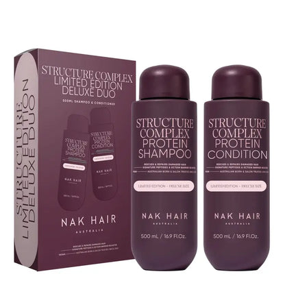 NAK Hair Limited Edition Structure Complex Duo 500ml - MV hair and beauty