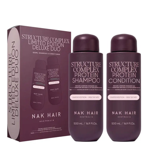 NAK Hair Limited Edition Structure Complex Duo 500ml - MV hair and beauty