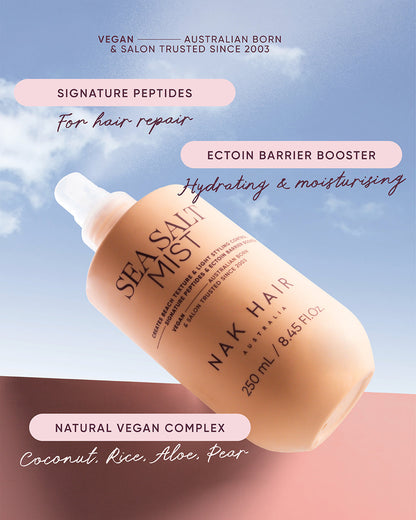 NAK Hair Sea Salt Mist 250ml – product image