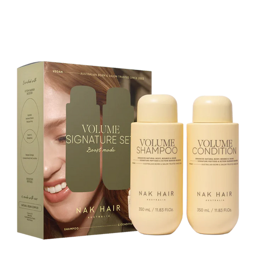 NAK Hair VOLUME 350ml Duo Gift Pack - MV hair and beauty