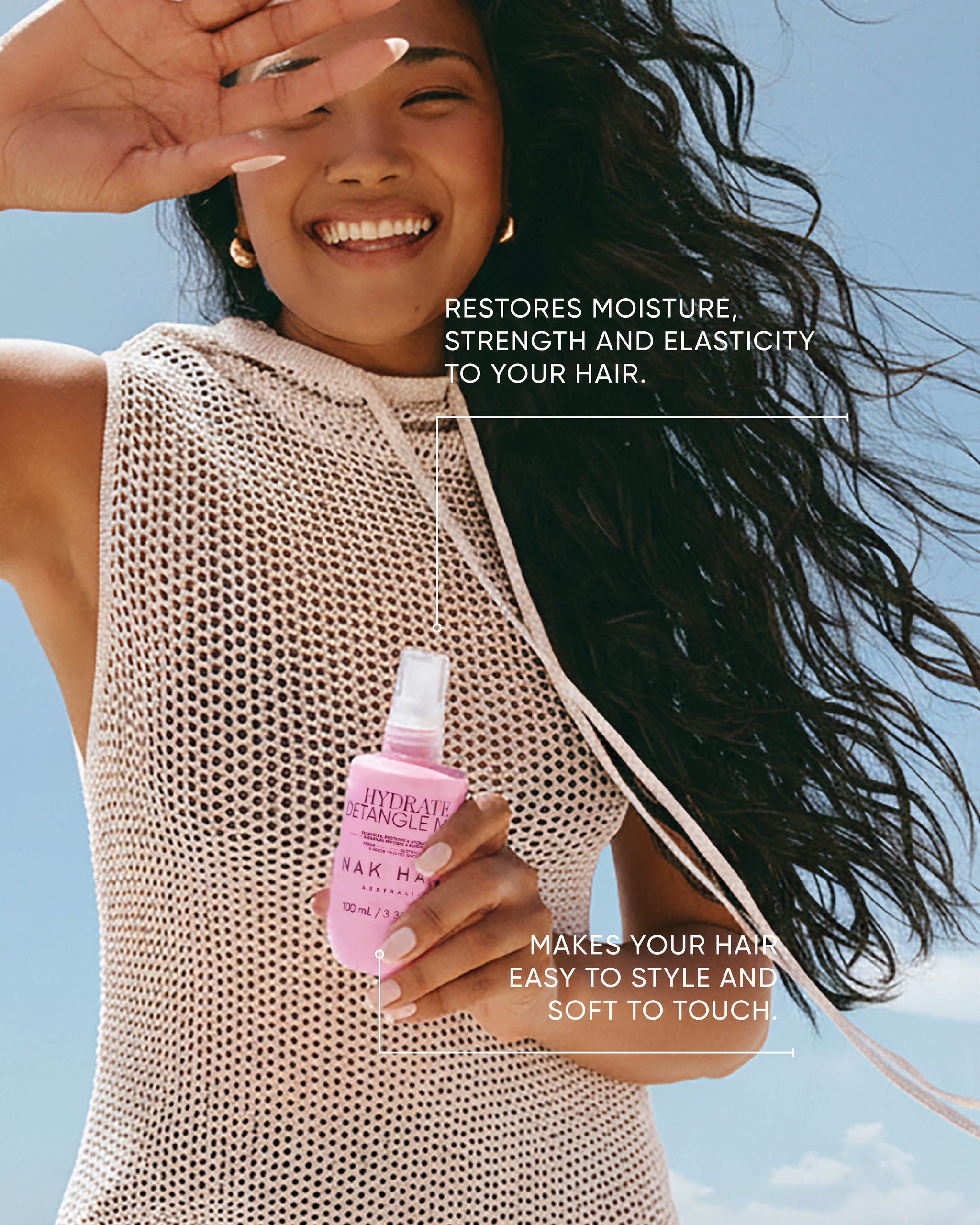 NAK Hydrate Detangle Mist 100ml – product image