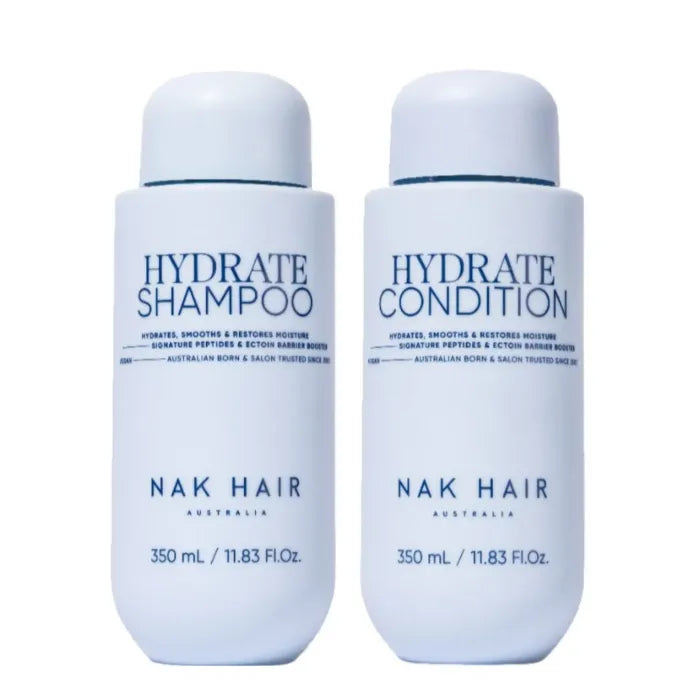 NAK Hydrate Shampoo and Conditioner Duo 500ml - MV hair and beauty