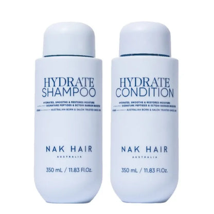 NAK Hydrate Shampoo and Conditioner Duo 500ml - MV hair and beauty