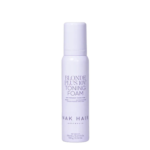 NAK Signature Blonde Plus 10V Toning Foam 100g - MV hair and beauty