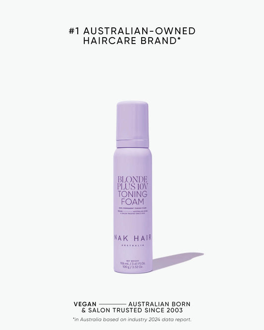 NAK Signature Blonde Plus 10V Toning Foam 100g – product image