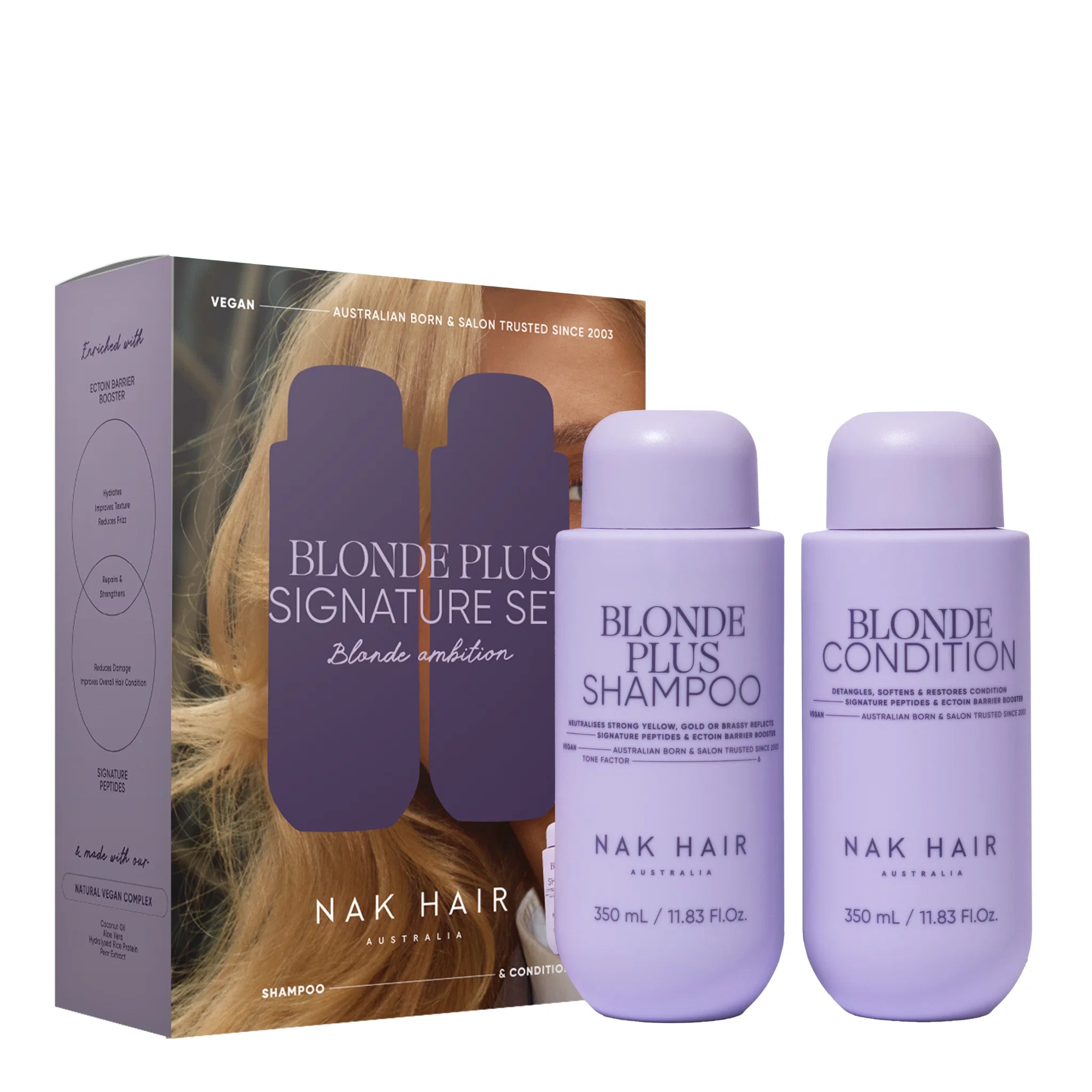 NAK Hair Signature Blonde Plus Duo Pack - MV hair and beauty
