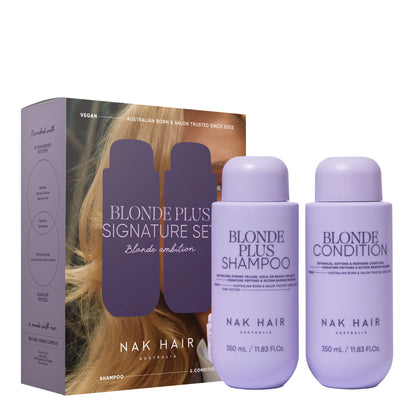 NAK Hair Signature Blonde Plus Duo Pack - MV hair and beauty