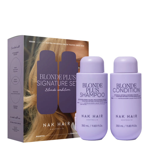 NAK Hair Signature Blonde Plus Duo Pack - MV hair and beauty