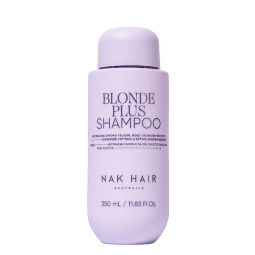 NAK Signature Blonde Plus Shampoo 350ml - MV hair and beauty