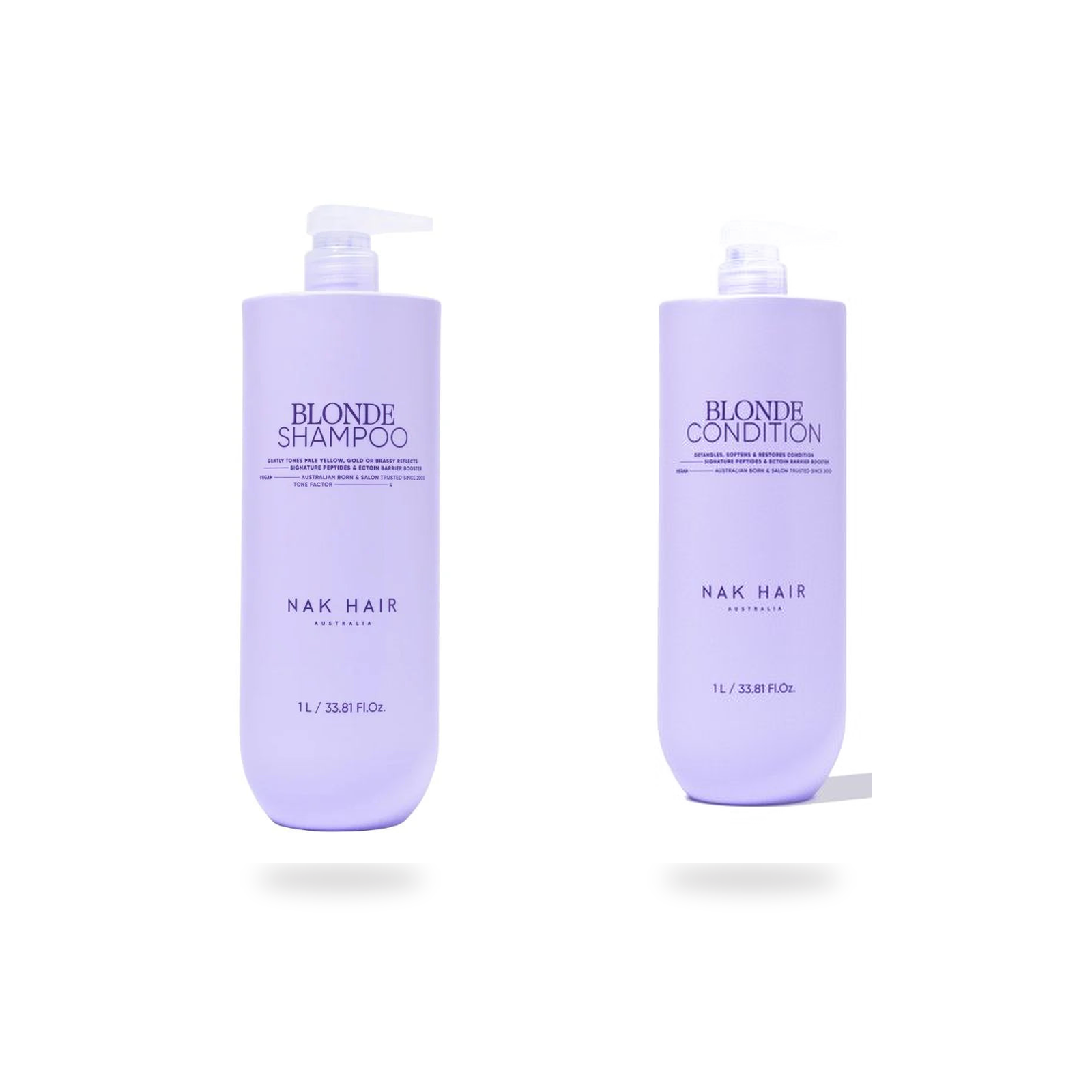 NAK Signature Blonde Salon Duo 1L on a white background