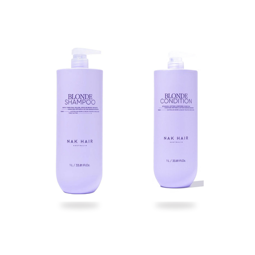 NAK Signature Blonde Salon Duo 1L on a white background
