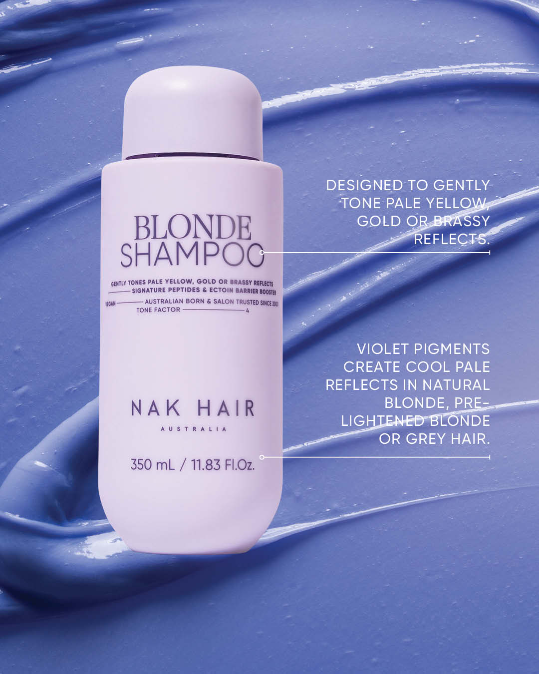 NAK Signature Blonde Shampoo 350ml – product image
