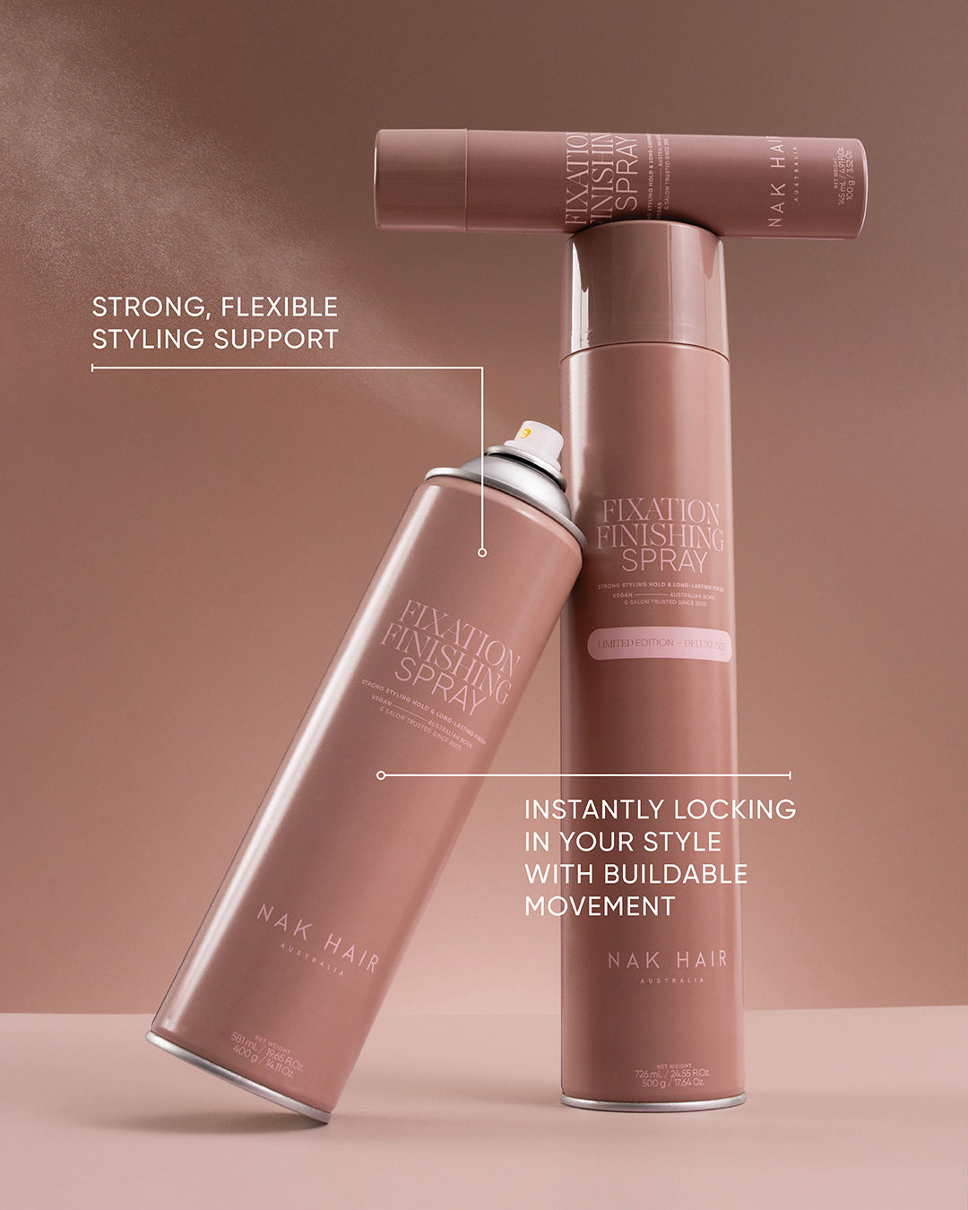 NAK Signature Fixation Finishing Spray 400g – product image