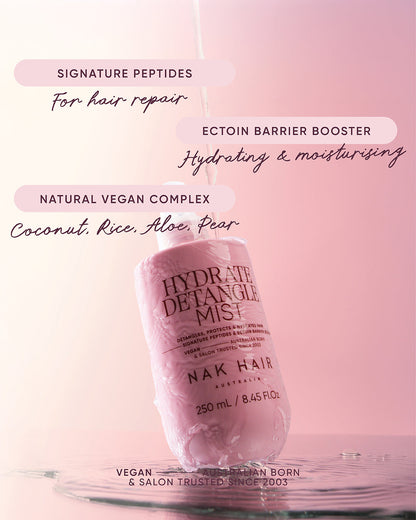 NAK Signature Hydrate Detangle Mist – product image