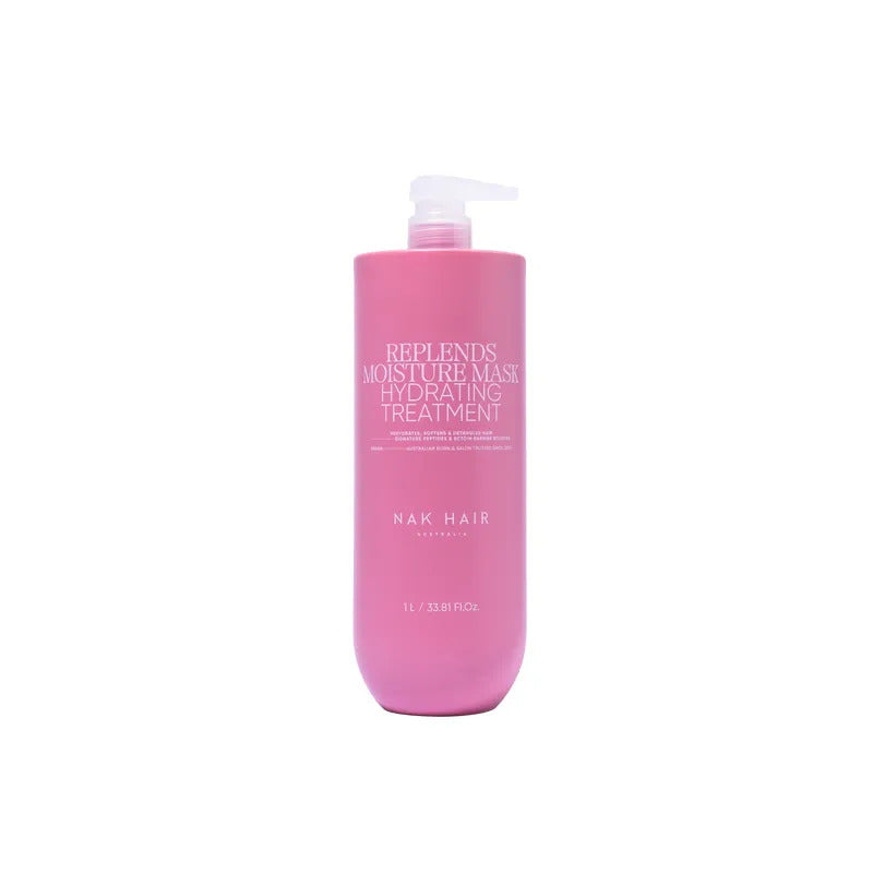 Nak Signature Replends Moisture Mask Hydrating Treatment 1 Litre - MV hair and beauty