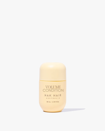 NAK Volume Condition 80mL travel-size official product photo — component of Signature Volume Travel Trio 2026 (XVTRAV26)