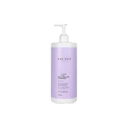 Nak Platinum Blonde Anti-Yellow Shampoo 1L - MV hair and beauty